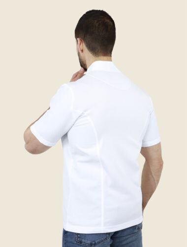 Camisola Clásica Blanca Caballero