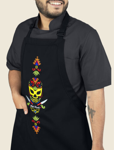 Mandil Peto Mezcara Negro Caballero