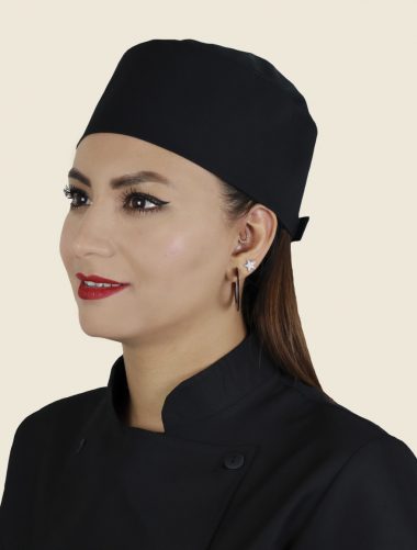 Gorro Velcro Negro Dama