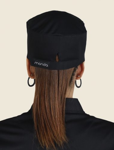 Gorro Velcro Negro Dama