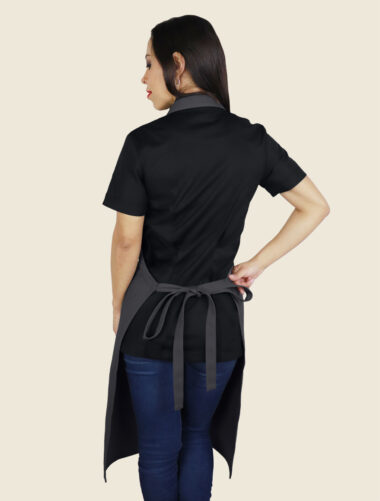 Mandil Peto Funny Colors Gris Oxford Dama