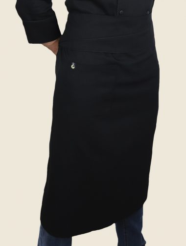 Mandil Largo Funny Colors Negro Vivo Negro Caballero