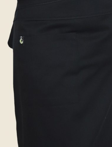 Mandil Largo Funny Colors Negro Vivo Negro Dama