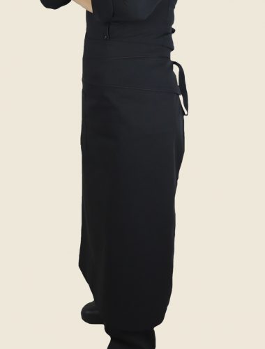 Mandil Largo Funny Colors Negro Vivo Negro Dama