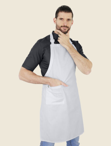 Mandil Peto Funny Colors Blanco Caballero