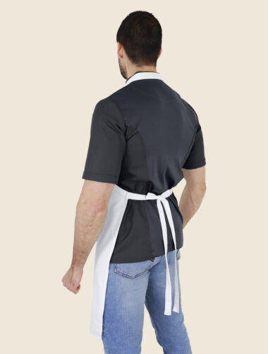 Mandil Peto Funny Colors Blanco Caballero