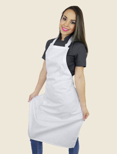 Mandil Peto Funny Colors Blanco Dama