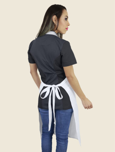 Mandil Peto Funny Colors Blanco Dama