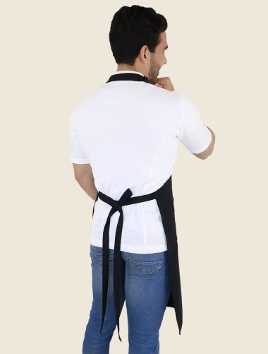 Mandil Peto Huichol Negro Caballero