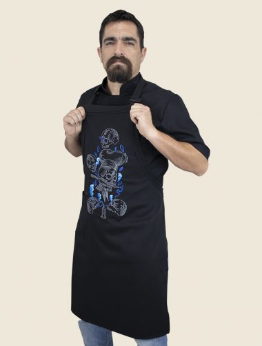 Mandil Peto Tzompantli Gris Caballero