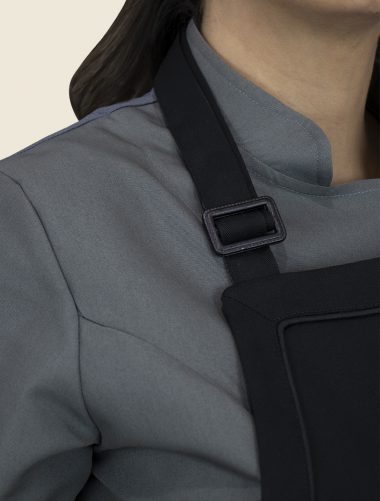 Mandil Peto Tzompantli Gris Dama