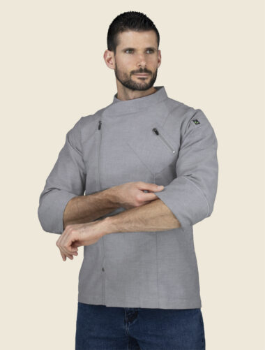 Filipina Oxford Gris Caballero