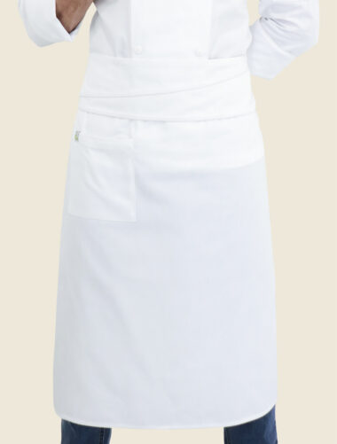 Mandil Largo Funny Colors Blanco Caballero