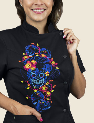 Camisola Tzompantli Alquimia Azul Dama