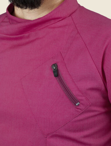 Filipina Oxford Fucsia Caballero