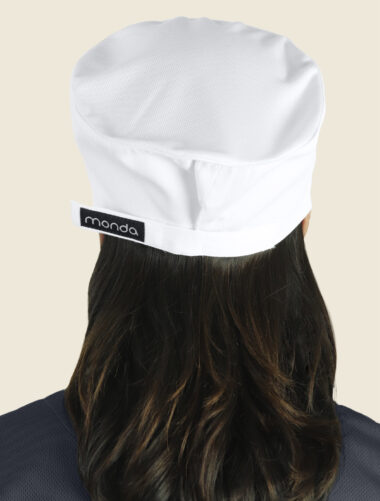 Gorro Velcro Blanco Dama