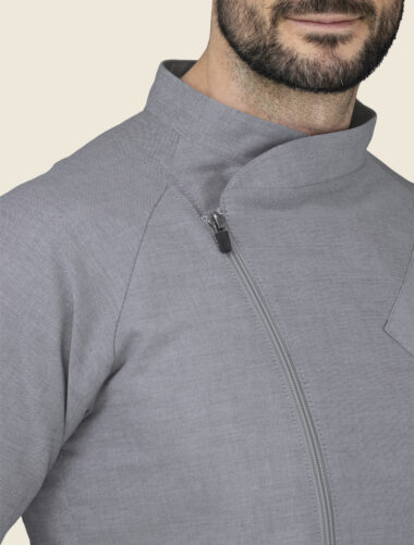 Filipina Oxford Gris Caballero