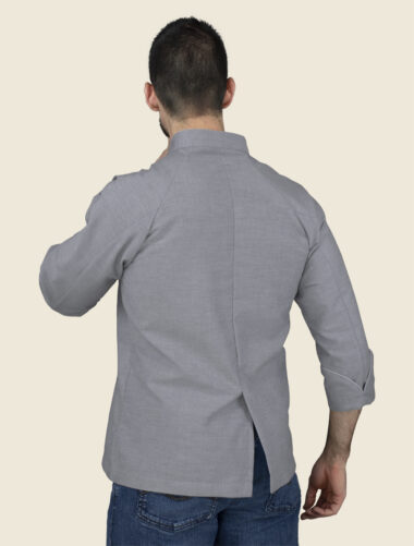 Filipina Oxford Gris Caballero