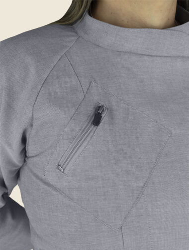 Filipina Oxford Gris Dama