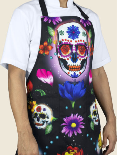 Mandil Peto Jardín de Muertos Caballero