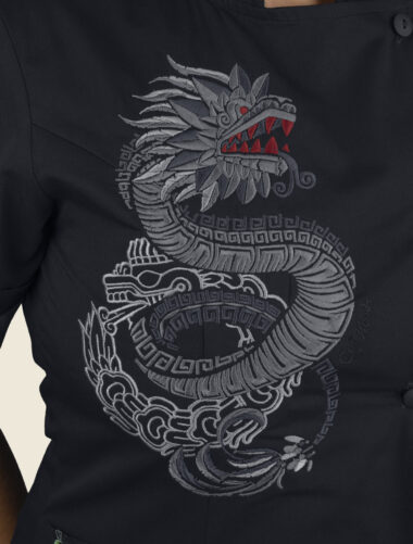 Camisola Quetzalcóatl Alquimia Gris Dama