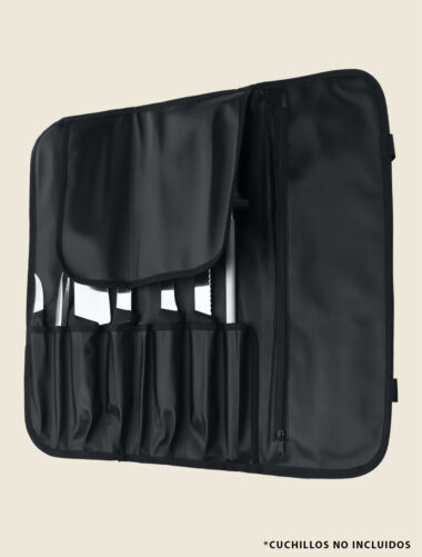 Estuche para cuchillos Poliéster Negro
