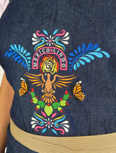 Mandil Peto México Lindo Águila Dama