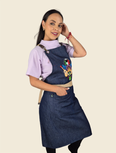 Mandil Peto México Lindo Pirámide Dama