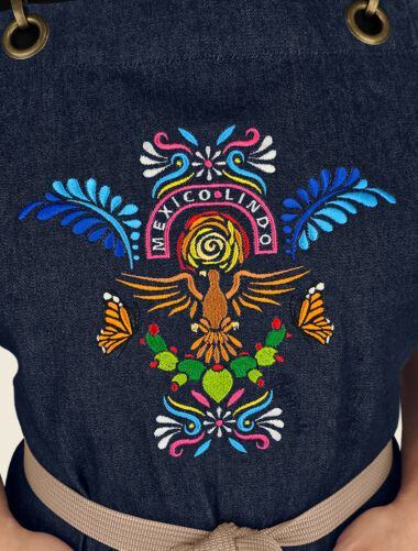 Mandil Peto México Lindo Águila Dama