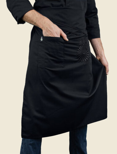 Mandil Largo Barro Negro Caballero