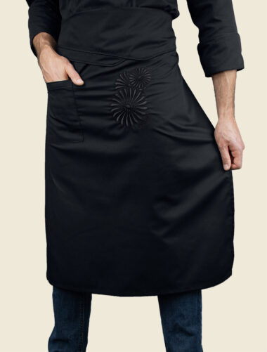 Mandil Largo Barro Negro Caballero