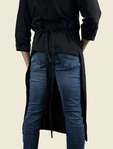 Mandil Largo Barro Negro Caballero