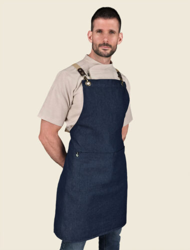 Mandil Peto Nodo Mezclilla Caballero