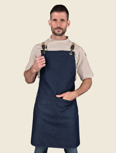 Mandil Peto Nodo Mezclilla Caballero