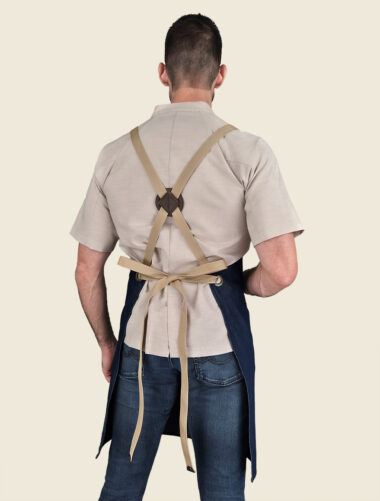 Mandil Peto Nodo Mezclilla Caballero