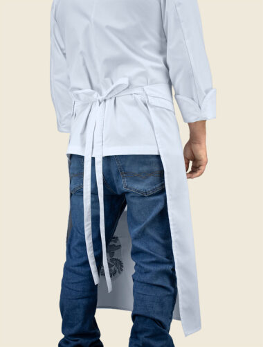 Mandil Largo Talavera 2 Blanco Caballero