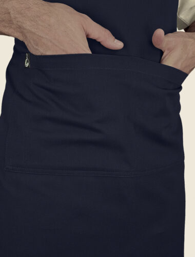 Mandil Peto Nodo Azul Marino Caballero