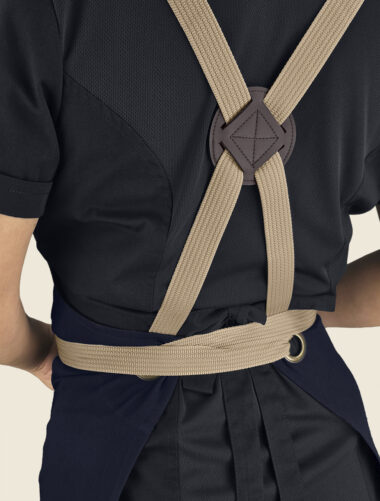 Mandil Peto Nodo Azul Marino Dama