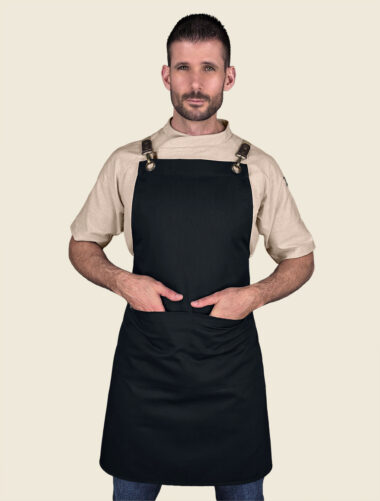 Mandil Peto Nodo Negro Caballero