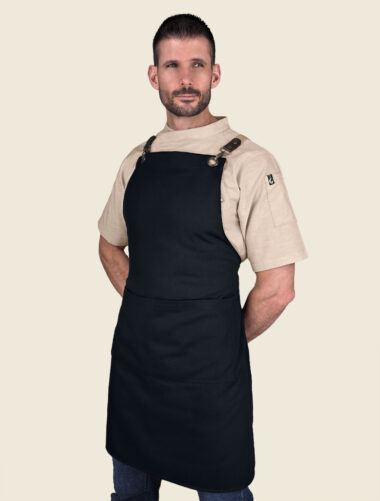 Mandil Peto Nodo Negro Caballero
