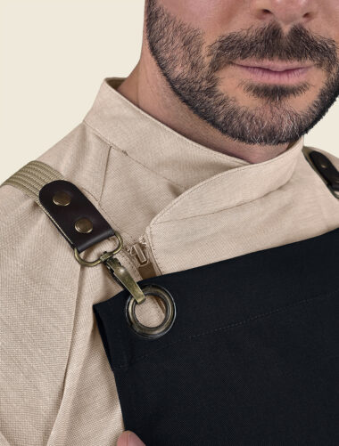 Mandil Peto Nodo Negro Caballero