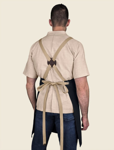 Mandil Peto Nodo Negro Caballero