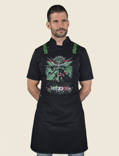 Mandil Peto Mundial Fútbol 2026 Verde Caballero