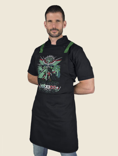 Mandil Peto Mundial Fútbol 2026 Verde Caballero