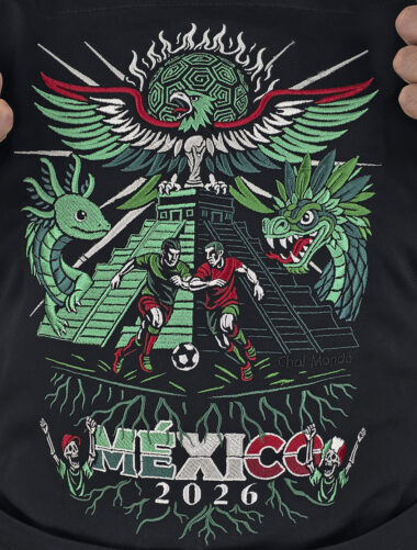 Mandil Peto Mundial Fútbol 2026 Verde Caballero